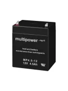 Monacor TXA-1015ACCU, akkumulátorok, 12V-os, ólom-