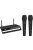 IMG Stageline TXS-2402SET, digitális két csatornás vezetéknélküli mikrofonrendszer, 2,4GHz