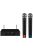 IMG Stageline TXS-812SET, 2 csatornás non-diversity 2 kéziadós mikrofon szett