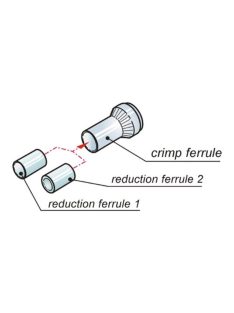  Neutrik MSRC MiniCon crimp hüvely, koaxiális csatlakozáshoz