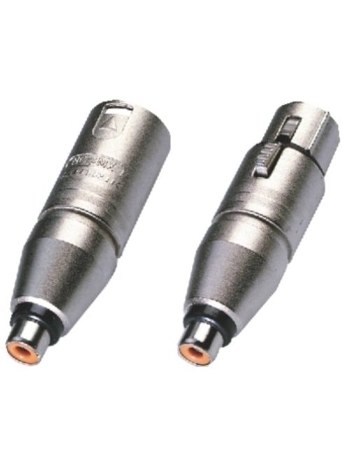 Neutrik NA2FPMF átalakító 3 pólusú XLR aljzat-RCA aljzat