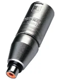 Neutrik NA2MPMF átalakító 3 pólusú XLR dugó-RCA aljzat