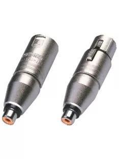 Neutrik NA2MPMF átalakító 3 pólusú XLR dugó-RCA aljzat