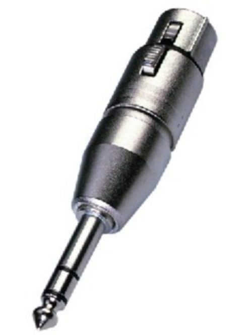 Neutrik NA3FP átalakító 3 pólusú XLR aljzat-sztereó 6,3-as dugó