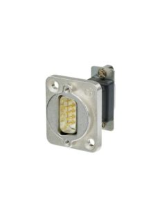   Neutrik D-SUB9 átvezető csatlakozó – 9 pólusú papa-mama, D házba szerelve