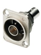 Neutrik NBB75DFI Bulkhead BNC beépíthető, szigetelt átvezető, D házzal
