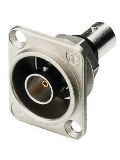   Neutrik NBB75DFI Bulkhead BNC beépíthető, szigetelt átvezető, D házzal