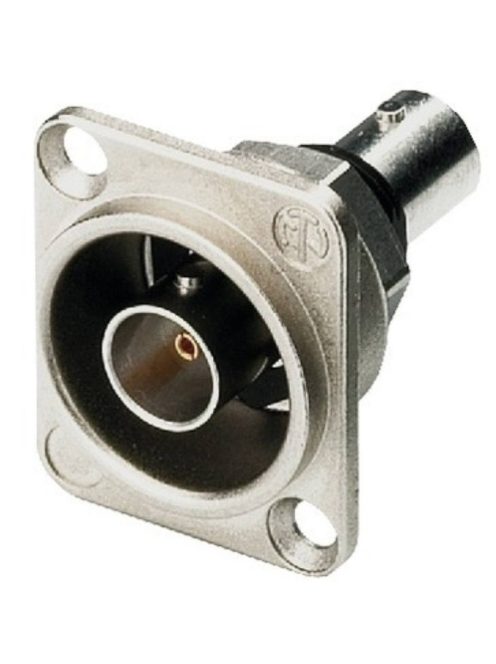 Neutrik NBB75DFI Bulkhead BNC beépíthető, szigetelt átvezető, D házzal
