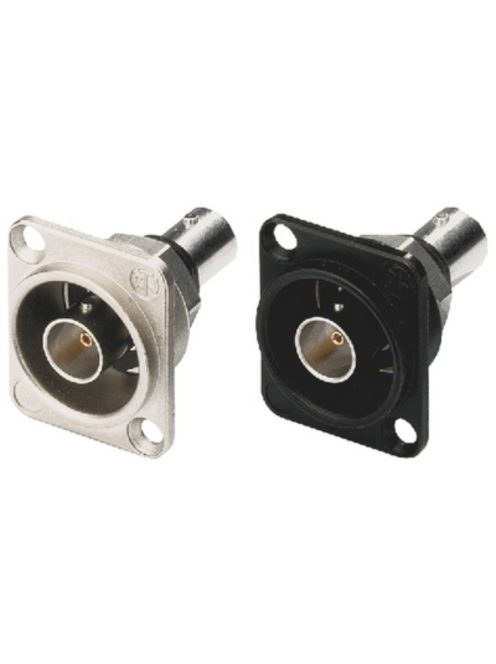Neutrik NBB75DFI Bulkhead BNC beépíthető, szigetelt átvezető, D házzal