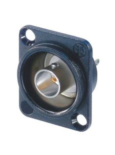   Neutrik NBB75DSGB Bulkhead BNC beépíthető D házzal, fekete