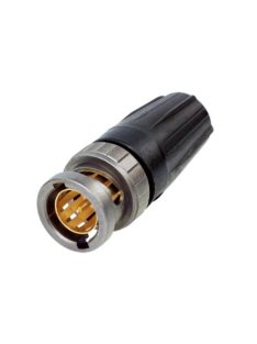   Neutrik NBNC75BLP7 Rear Twist BNC lengő dugó, 75 Ohm, 0.6/3.7 kábelhez, Hex crimp 6,47 mm