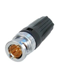   Neutrik NBNC75BTU11 Rear Twist BNC lengő dugó, 75 Ohm, Suhner SO5133-07 és SO5163-02 kábelhez, Hex crimp 7,36 mm