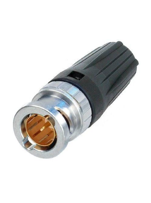 Neutrik NBNC75BUU11 Rear Twist BNC lengő dugó, 75 Ohm, 1.0/4.8 AF kábelhez, Hex crimp 8,23 mm