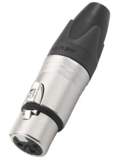 Neutrik NC3FXX 3 pólusú XLR aljzat egyenes, lengő