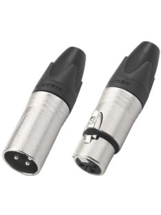 Neutrik NC3MXX 3 pólusú XLR dugó egyenes, lengő