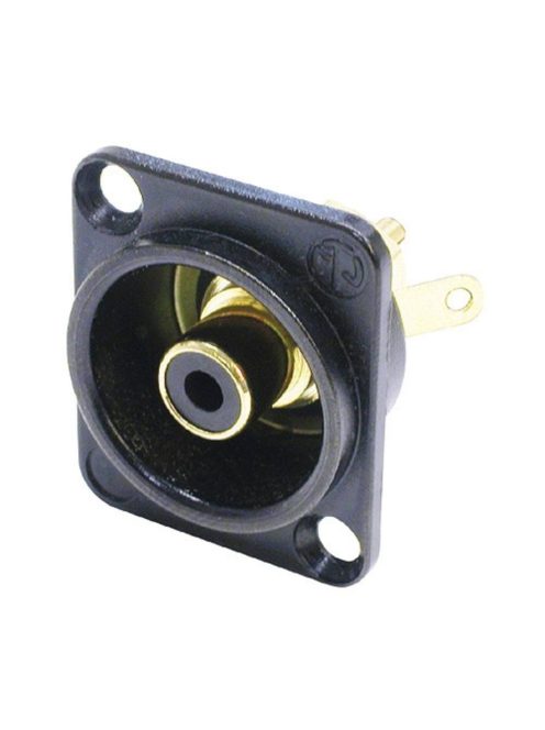 Neutrik NF2DB9 RCA aljzat fekete D házzal fehér