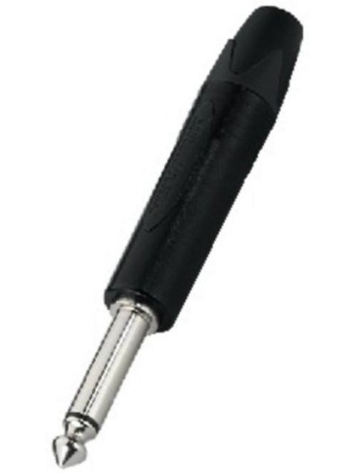 Neutrik NP2XBAG 6,3-as monó jack dugó fekete házzal