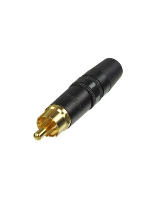 REAN NYS3730 RCA dugó, aranyozott, fekete