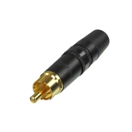 REAN NYS3732 RCA dugó, aranyozott, piros