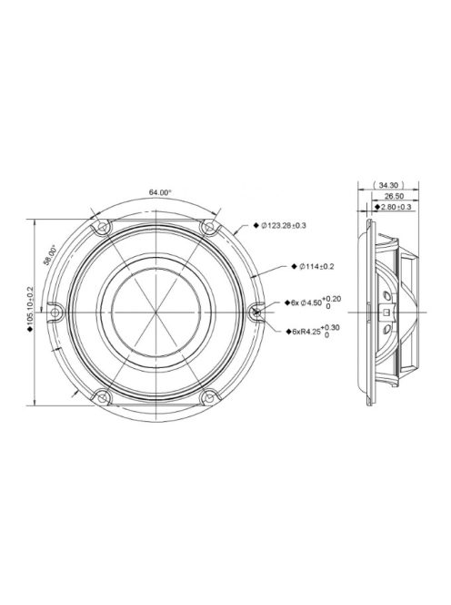 SDS-P830878 3-1/2" Passive Radiator