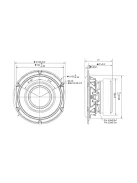 SLS-P830945 5-1/4" Paper Cone Woofer