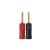 QED Screwloc ABS 4mm banándugó pár