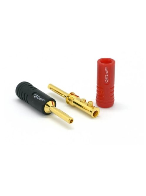 QED Screwloc ABS 4mm banándugó pár