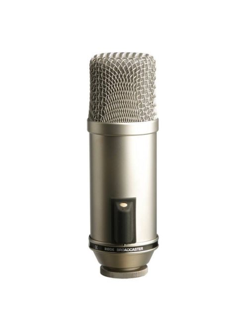 RODE BROADCASTER Nagymembrános kondenzátor rádióstúdió mikrofon, egyedi "On-Air" jelző leddel