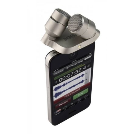 RODE IXY Sztereó kondenzátor mikrofon iPhone 4, iPad 2 és iPad Touch készülékekhez (30-pin csatlakozó)