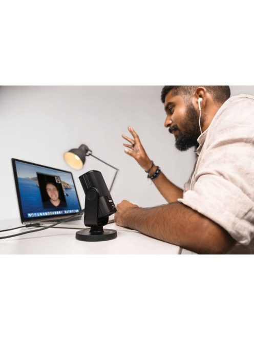 Rode NT-USB Mini kompakt USB mikrofon Kompakt kondenzátor stúdió, podcast és gamer/streamer mikrofon USB csatlakozóval és asztali állvánnyal