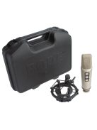 RODE NT2000 Kondenzátor stúdiómikrofon, folyamatosan változtatható karalterisztika, mélyvágás és csillapítás