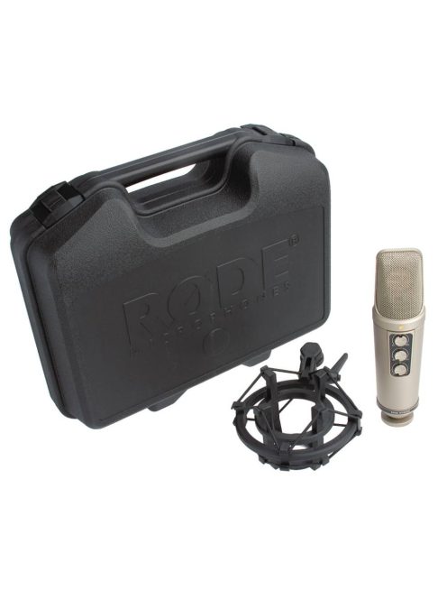 RODE NT2000 Kondenzátor stúdiómikrofon, folyamatosan változtatható karalterisztika, mélyvágás és csillapítás