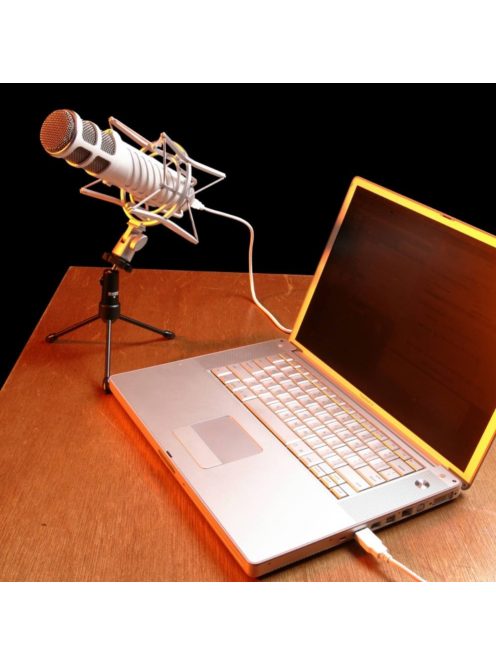 RODE PODCASTER USB csatolós dinamikus podcast mikrofon fejhallgató erősítővel