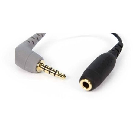RODE SC4 Átalakító kábel Videomikrofonok iPhonehoz és egyéb TRRS bemenetű készülékekhez történő csatlakoztatására (TRS-TRRS), 170mm hosszúság