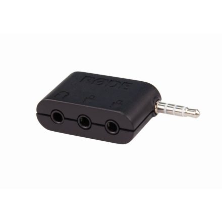 RODE SC6 Kettős TRRS csíptetős mikrofon és fejhallgató adapter IOS, Android és egyéb készülékekhez