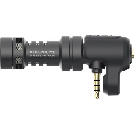 RODE VMME VideoMic Me mini kondenzátor mono videómikrofon mobil eszközökhöz, TRRS csatlakozóval és fejhallgató kimenettel
