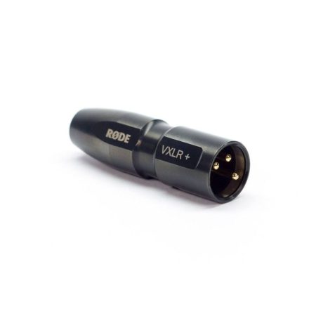 RODE VXLR+ 3.5mm jack aljzat - XLR dugó adapter fantom táp konverzióval (12-48V > 3-5V)