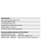 Discovery 30W/4558T00 12" Aluminum Cone Subwoofer