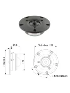 Discovery R2604/832000 1" Ring Radiator