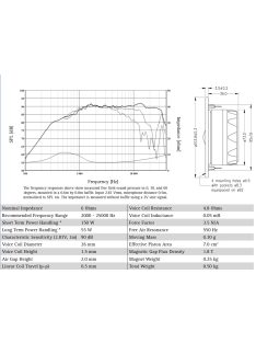 SEAS Prestige 27TDC - H1149-06 1" Dome Tweeter
