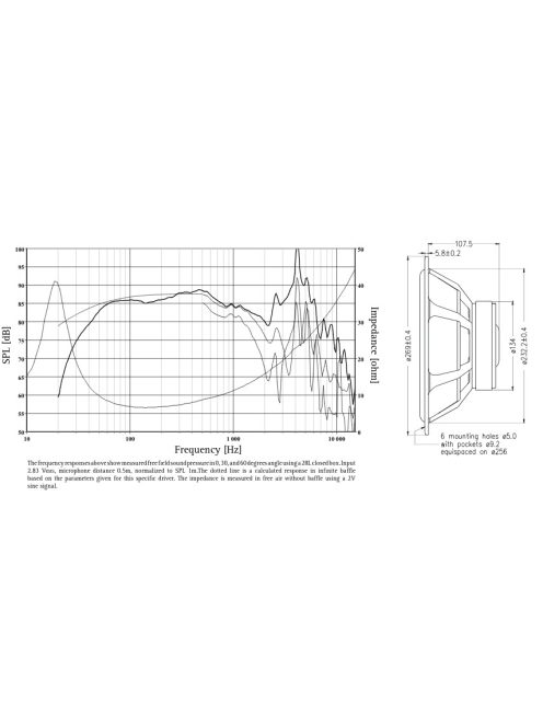 SEAS Prestige L26RFX/P - H1209 10" Aluminum Cone Woofer