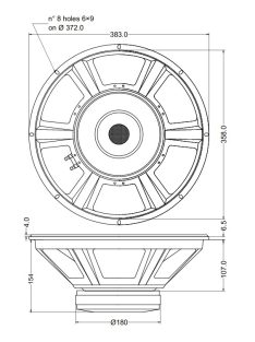 SICA 15 E 3 CS mid-woofer 