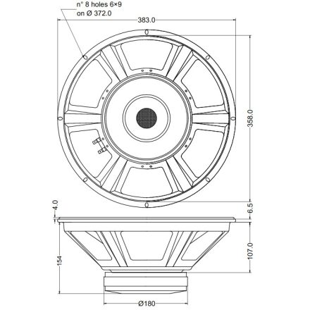 SICA 15 E 3 CS mid-woofer 