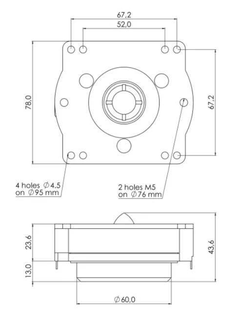 SICA CD 78.26/N92, 16 Ohm Compression Driver