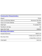 SICA CD 83.26/380 Compression Driver 8Ω