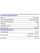 SICA CD 60.38/N92, 8 Ohm Compression Driver