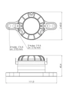 SICA CD 60.38/N92, 16 Ohm Compression Driver