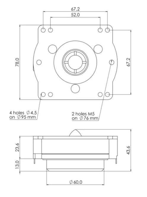 SICA CD 90.38/405, 8 Ohm Compression Driver