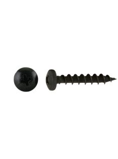 4.2 mm x 25.4 mm Deep Thread Pan Head Screw Black