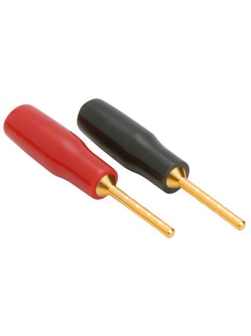 Gold 12 AWG Speaker Pin Connector Pair with Set Screws